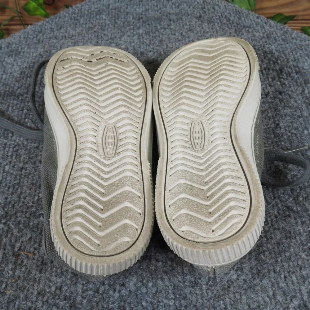 Keen‎ Toddler Boys 12 Gray Canvas Low Top Sneaker Rubber Toe Casual Comfort